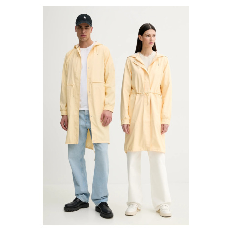 Bunda Rains String W Parka W3 žlutá barva, přechodná, 18550