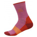 Alpine Pro Indo Dětské vlněné ponožky KSCP016 carmine rose