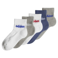 adidas LINEAR ANKLE KIDS Dětské kotníkové ponožky, bílá, velikost