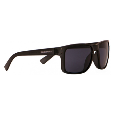 BLIZZARD-Sun glasses PCC606001-transparent black mat Černá