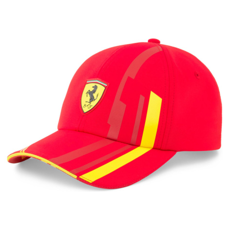 Ferrari dětská čepice baseballová kšiltovka Carlos Sainz SE red F1 Team 2023 Puma