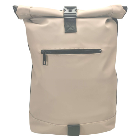 Tapple Stylový světle šedohnědý nepromokavý batoh Sally 18 l až 27 l