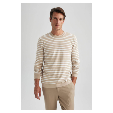 DEFACTO Standardní střih pulovr s kulatým výstřihem