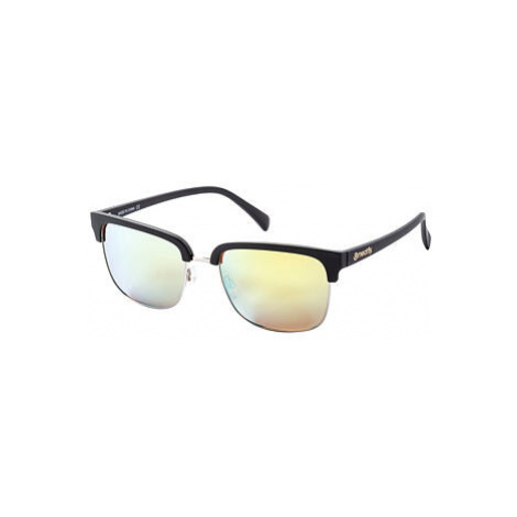 Meatfly sluneční brýle Elegia Sunglasses - S19 B - Black Matt Yellow | Černá