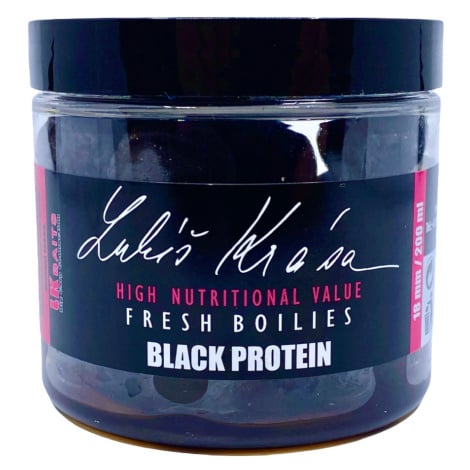 Lk baits boilie fresh lukáš krása black protein - 200 ml 18 mm