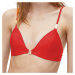 Calvin Klein dámské plavky 895 vrchní díl červené - Červená