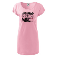 DOBRÝ TRIKO Dámské tričko/šaty Mama needs wine