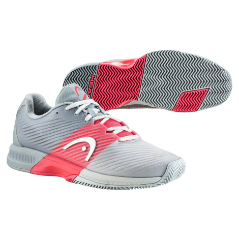Dámská tenisová obuv Head Revolt Pro 4.0 Clay Grey/Coral