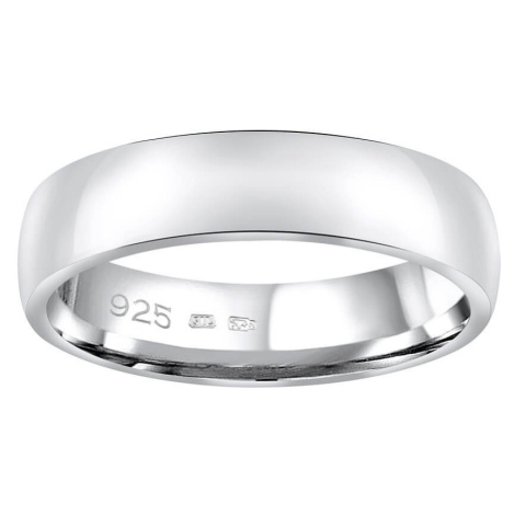 Silvego Snubní stříbrný prsten Poesia pro muže i ženy QRG4104M 62 mm