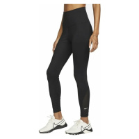 Nike Dri-Fit One Womens High-Waisted 7/8 Leggings Black/White Fitness kalhoty