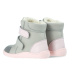 BABY BARE FEBO WINTER Grey Pink Asfaltico | Dětské zimní zateplené barefoot boty