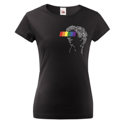 Dámské tričko s potiskem umění a LGBT - tričko na podporu komunity BezvaTriko