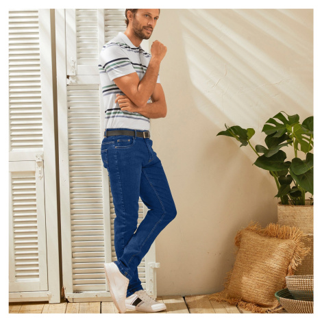 Blancheporte Pružné džíny s 5 kapsami, vnitř. délka nohavic 72 cm denim
