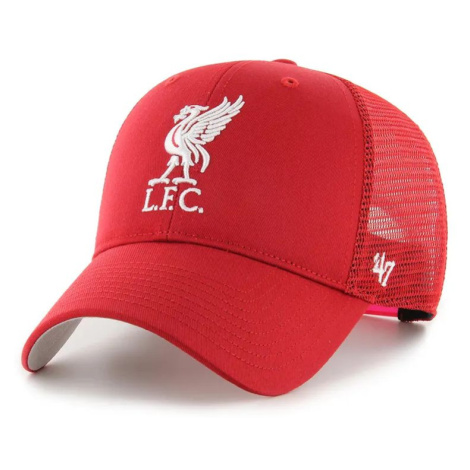 Kšiltovka 47 brand Liverpool FC červená barva, s aplikací, EPL-BRANS04CTP-RDB