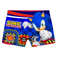 Ježek SONIC - licence Chlapecké koupací boxerky - Ježek Sonic 5244160, modrá / červená Barva: Mo
