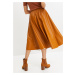 Bonprix BPC SELECTION koženková sukně Barva: Hnědá, Mezinárodní