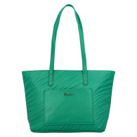 Elegantní dámská koženková kabelka přes rameno Jasna, zelená