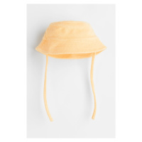 H & M - Letní klobouček z froté - žlutá