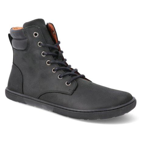 Barefoot kotníkové boty Koel - Florence Adult Black černé Koel4kids