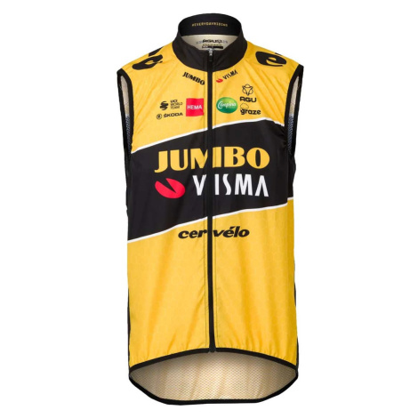 AGU Cyklistická vesta - JUMBO-VISMA 2022 - žlutá/černá