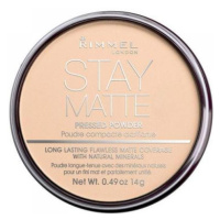 RIMMEL LONDON Stay Matte Kompaktní pudr 005 Silky Beige 14 g