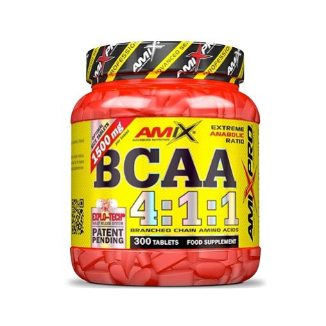 Amix Nutrition BCAA 4:1:1, 300 kapslí