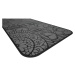 Gumový koberec Target INK, černý, šedý, s povrchem ze syntetického vlákna