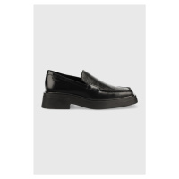 Kožené mokasíny Vagabond Shoemakers EYRA dámské, černá barva, na plochém podpatku, 5350.214.20