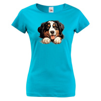 Dámské tričko Bernský salašnický pes - tričko pro milovníky psů