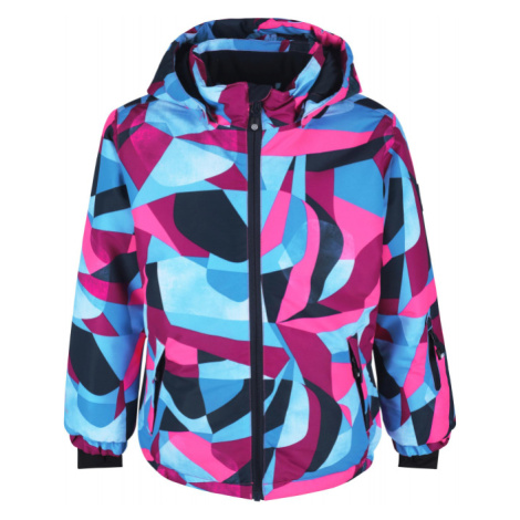 COLOR KIDS-Ski jacket AOP, AF 10.000, pink glo Růžová