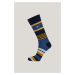 PONOŽKY GANT SHIELD RUGGER STRIPE SOCKS EVENING BLUE