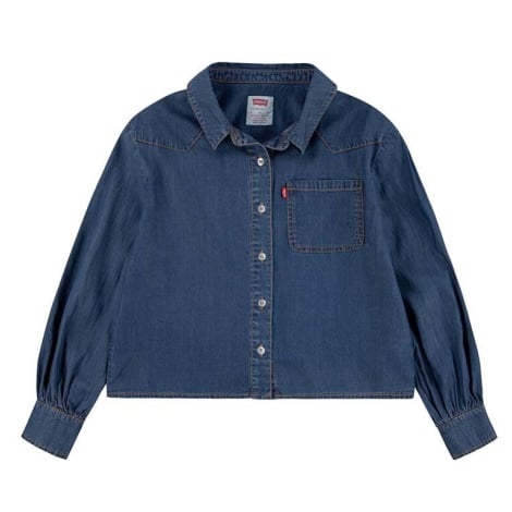 Košile Levi's L/S WESTERN DENIM SHIRT modrá barva, 3EL063 Levi´s