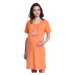 Dámská noční košile mateřská Vienetta Secret Kočárek | oranžová