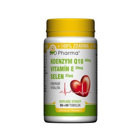 Koenzym Q10 30mg + Vitamin E 20mg + Selen 25mcg 60+60 tobolek Bio Pharma