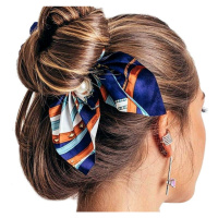 Ručně vyráběná froté gumička do vlasů SCRUNCHIE s perletí, univerzální velikost 6 cm x 11 cm, dé