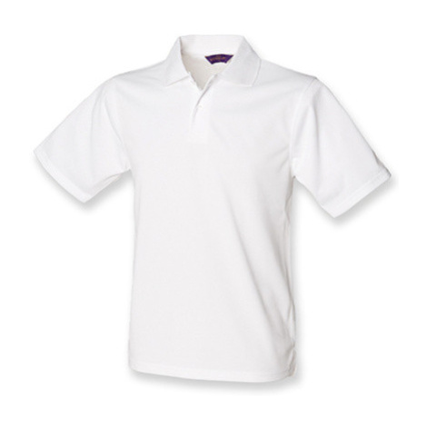Henbury Pánské funkční polo triko H475 White