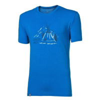 PROGRESS PIONEER TEEPEE Pánské triko s bambusem, modrá, velikost