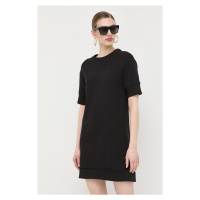 Šaty Armani Exchange černá barva, mini