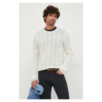 Kašmírový svetr Polo Ralph Lauren pánský, béžová barva
