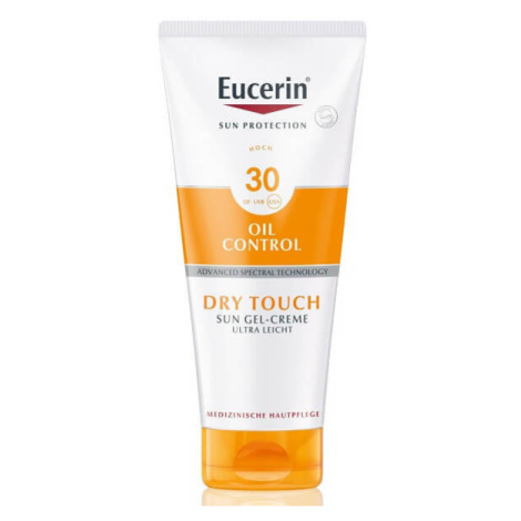 Eucerin Krémový gel na opalování Dry Touch Oil Control SPF 30 (Sun Gel-Creme) 200 ml