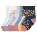 lupilu® Dívčí ponožky s BIO bavlnou, 7 párů (vzor/modrá/bílá)