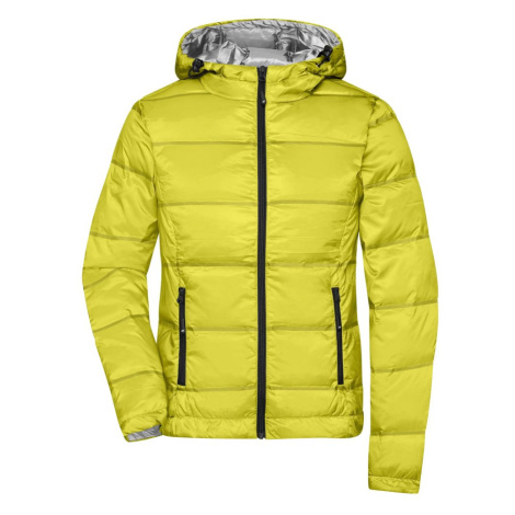 James & Nicholson (Daiber) Lehká dámská péřová bunda s kapucí JN1151