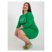 Zelené bavlněné šaty větší