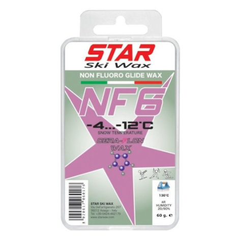 Star Ski Wax Vosky bez obsahu fluoru NF6 Cera Flon wax 60g