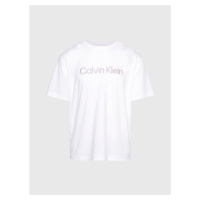 Pánské tričko na spaní CREW NECK 000NM2501E 100 bílé - Calvin Klein