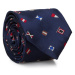 KRAVATA GANT D2. SAILING SILK TIE modrá