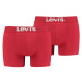 Levi's&reg; MEN SOLID BASIC BOXER 2P Pánské boxerky, červená, velikost