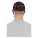 Kšiltovka // Flexfit Flexfit Tartan Plaid blk/red