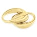 Calvin Klein Stylová souprava pozlacených prstenů Elongated Drops 35000448 58 mm