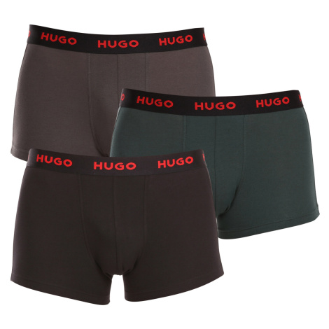 3PACK pánské boxerky HUGO vícebarevné (50469766 303) Hugo Boss